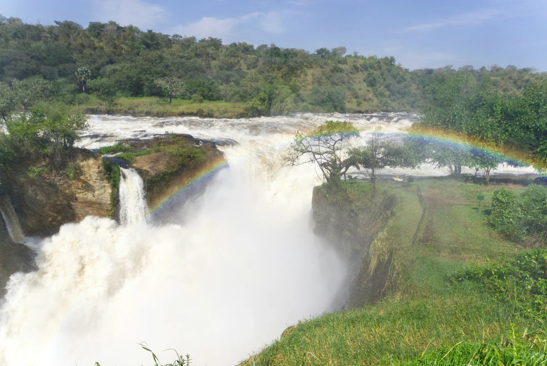 Top of Murchison Falls on a 3-day safari